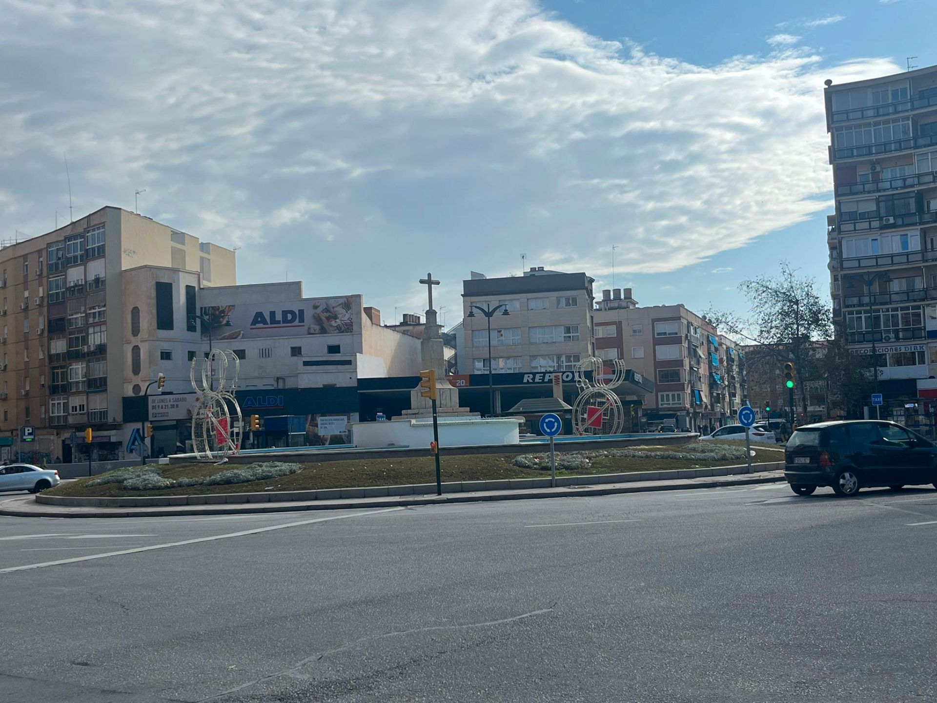 Exterior view of Planta baja for sale in Málaga Capital  with Air Conditioner