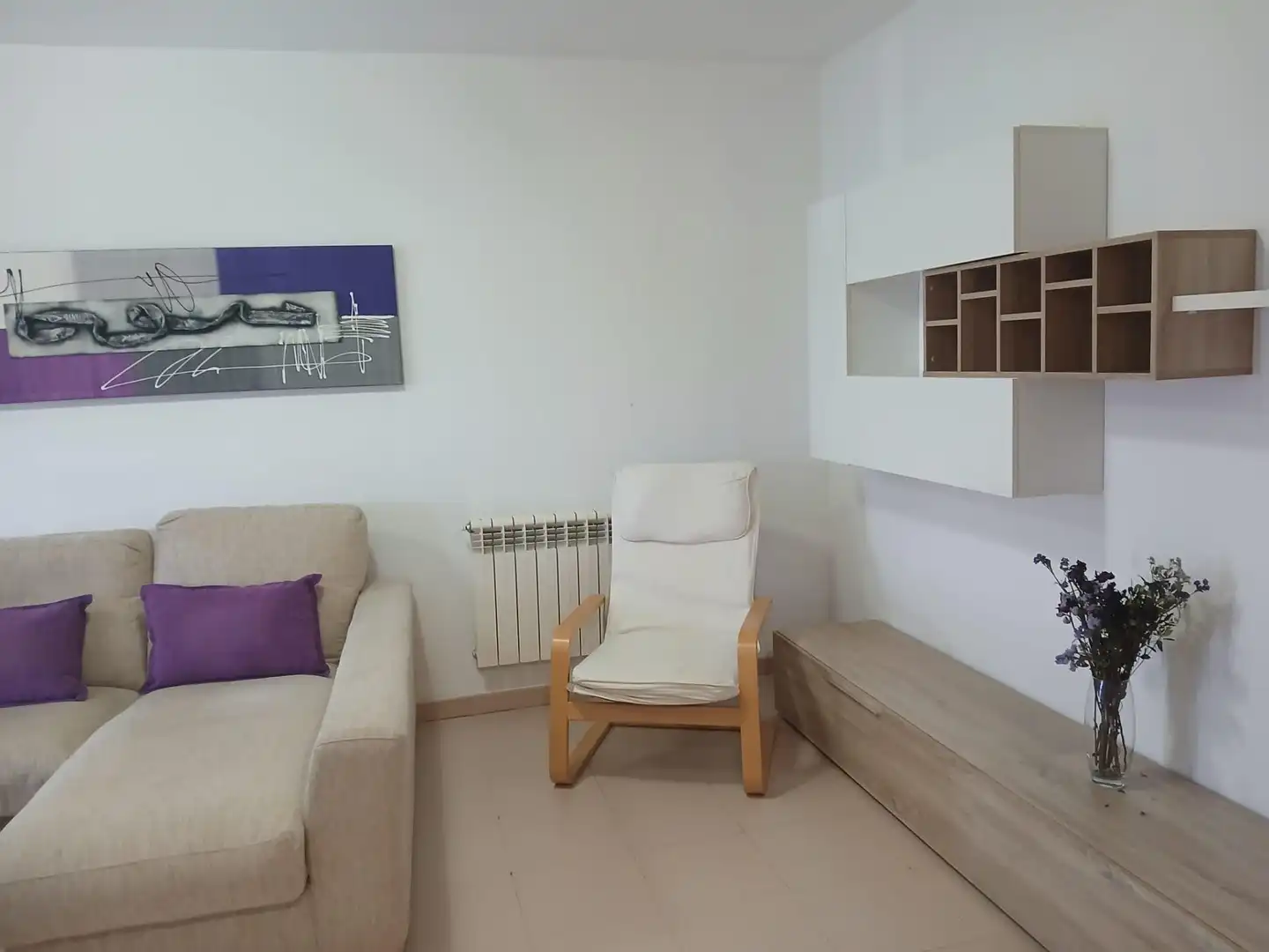 Sala de estar de Casa adosada en venta en Cáceres con Calefacción, Terraza y Balcón