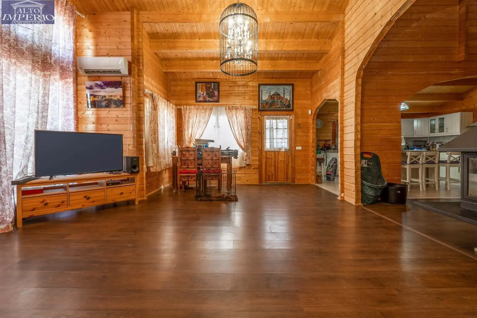 Sala de estar de Casa o chalet en venta en Churriana de la Vega con Aire acondicionado, Calefacción y Terraza