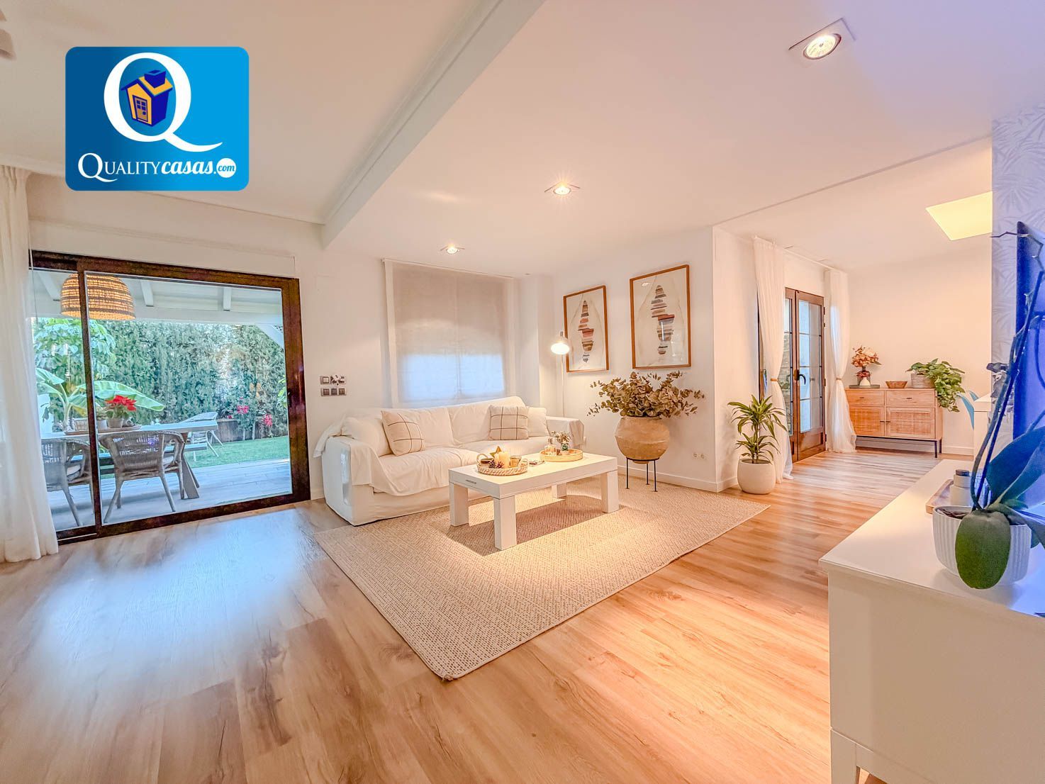 Sala d'estar de Casa o xalet en venda en Mutxamel amb Aire condicionat, Calefacció i Terrassa