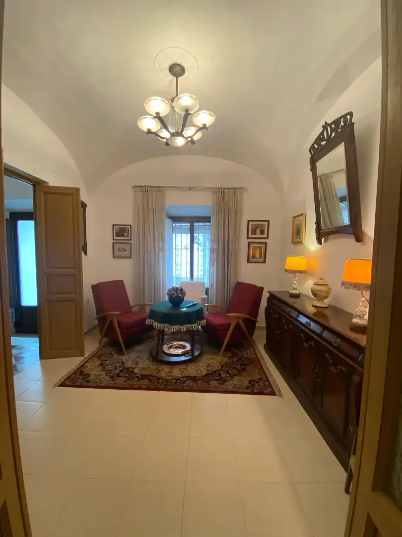 Sala de estar de Finca rústica en venta en Barcarrota con Amueblado