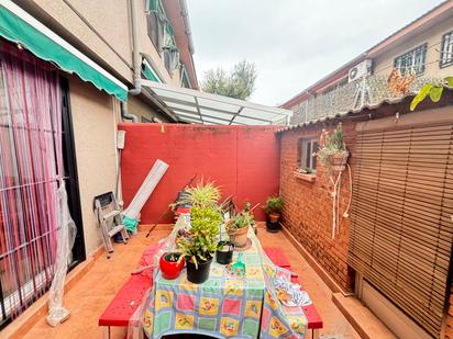 Terrace of Single-family semi-detached for sale in  Madrid Capital  with Heating, Storage room and Furnished