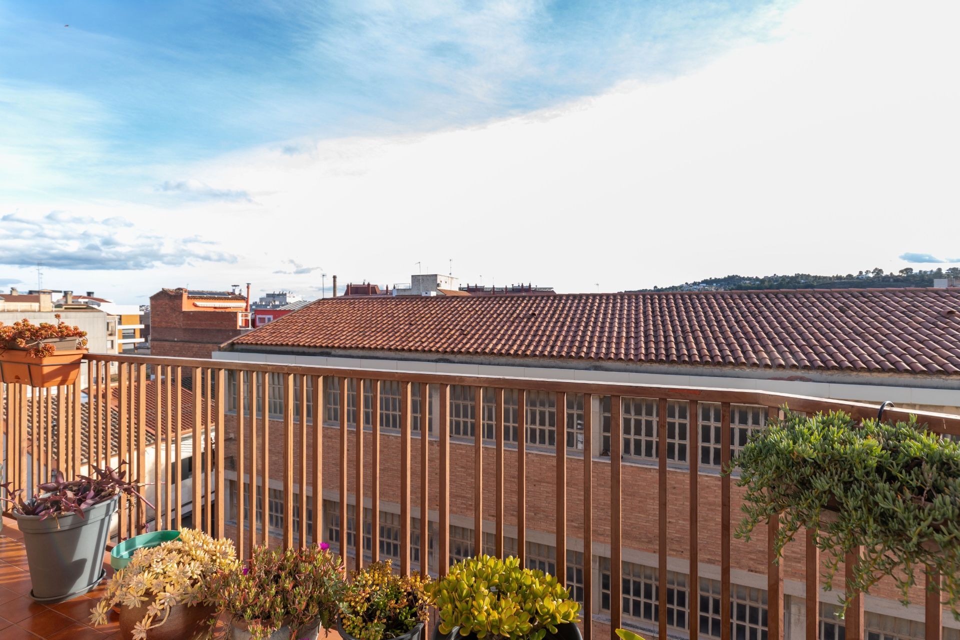 Exterior view of Flat for sale in Terrassa  with Air Conditioner, Heating and Furnished