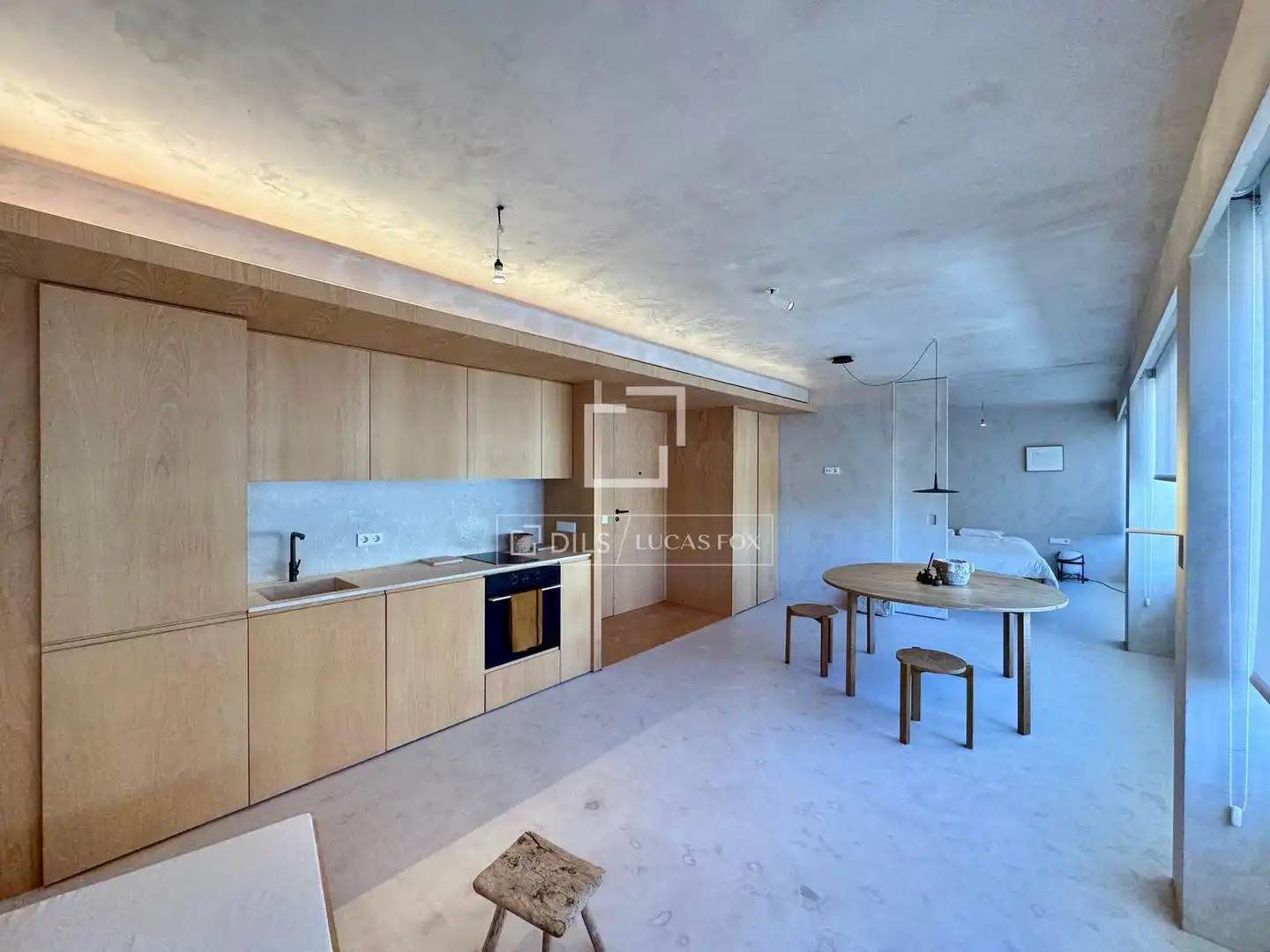 Kitchen of Flat for rent in  Palma de Mallorca  with Air Conditioner, Heating and Parquet flooring
