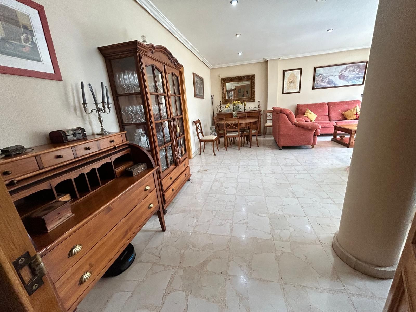 Sala d'estar de Casa o xalet en venda en  Murcia Capital amb Aire condicionat, Terrassa i Traster
