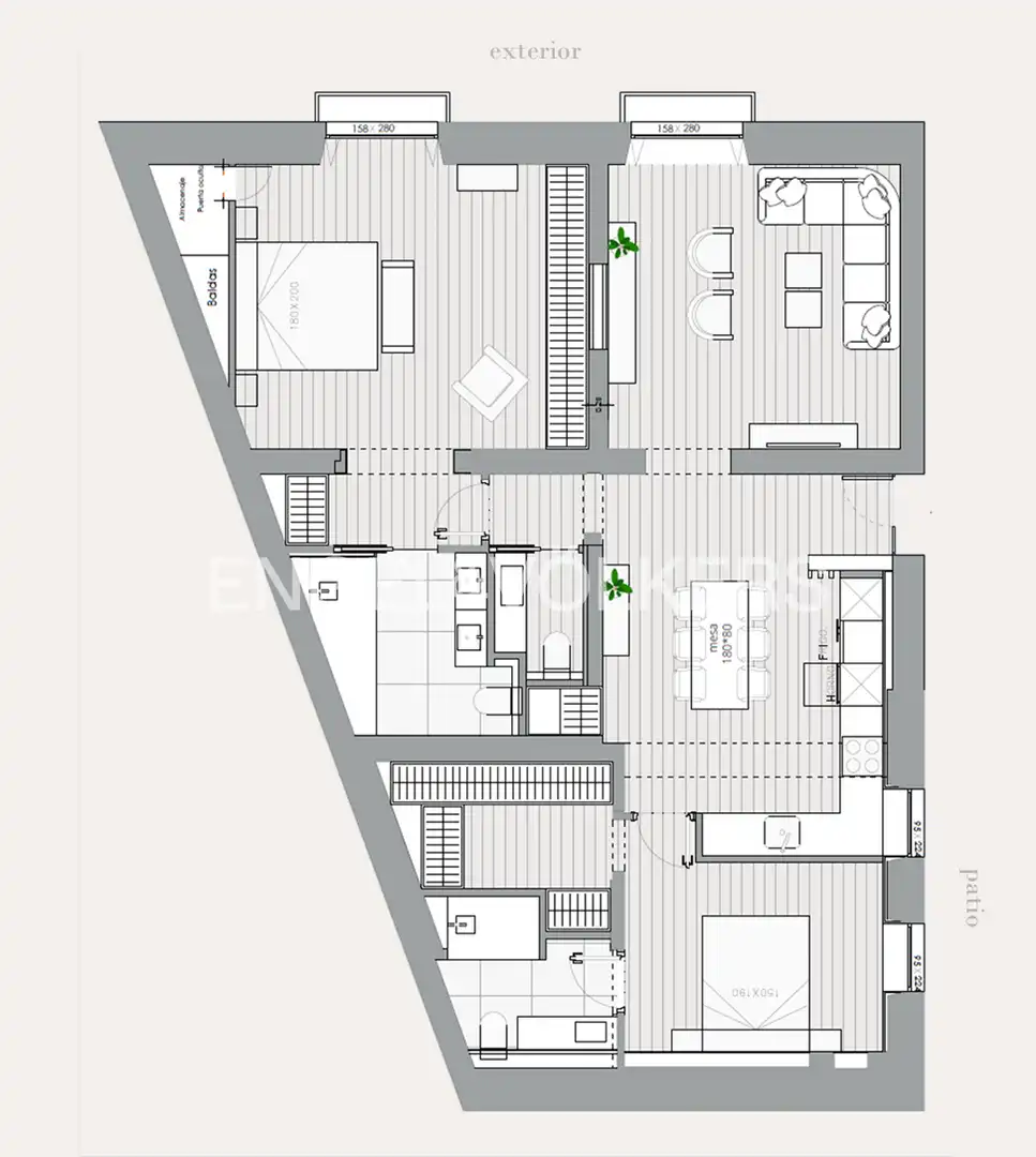 Piso de alquiler en Centro