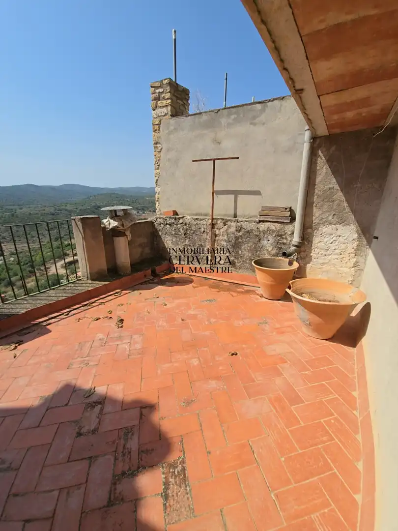 Terrassa de Casa o xalet en venda en Cervera del Maestre