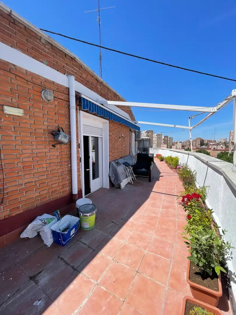 Terrassa de Àtic de lloguer en Madrid amb Calefacció, Traster i Balcó