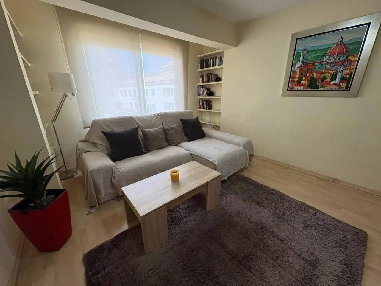 Sala d'estar de Pis en venda en Castellón de la Plana / Castelló de la Plana amb Aire condicionat i Moblat