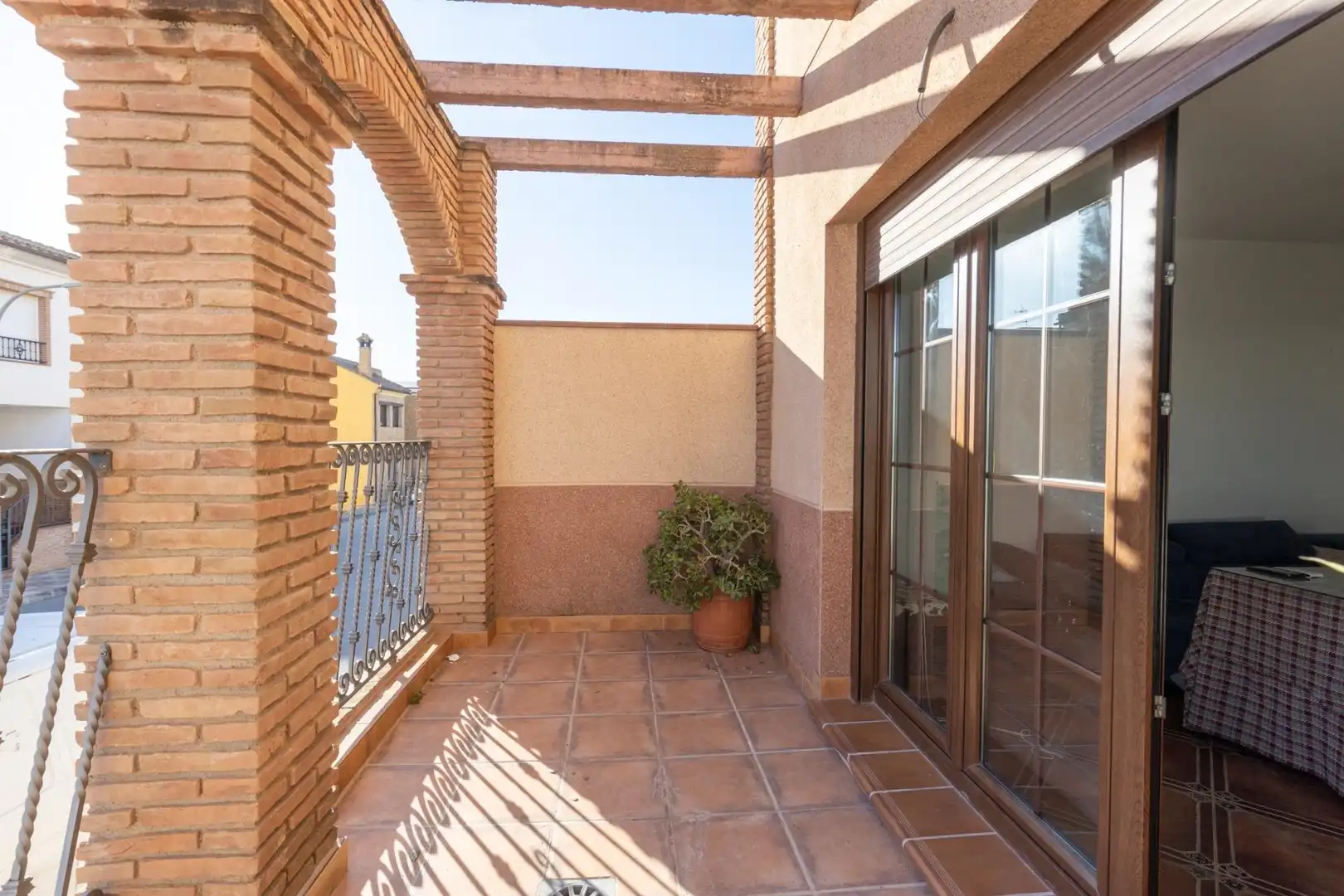 Terrasse von Wohnung zum Verkauf in Íllora mit Privatgarten, Terrasse und Balkon