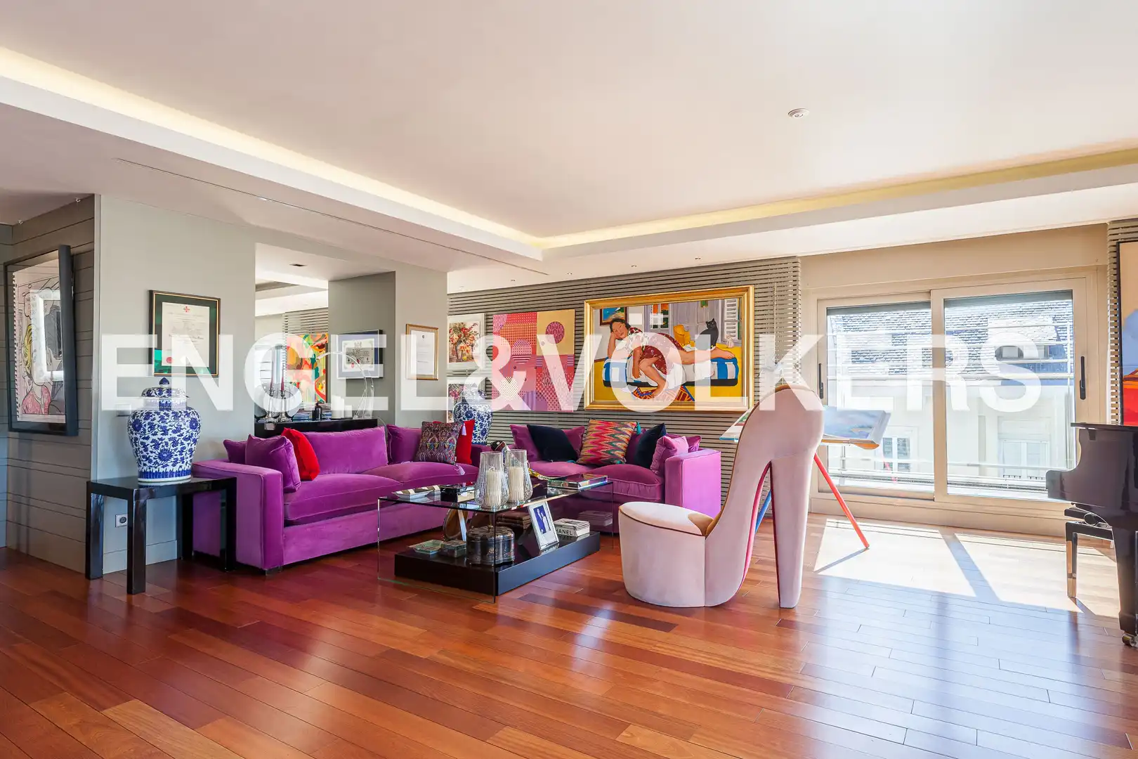 Sala de estar de Ático en venta en Madrid con Aire acondicionado, Calefacción y Terraza