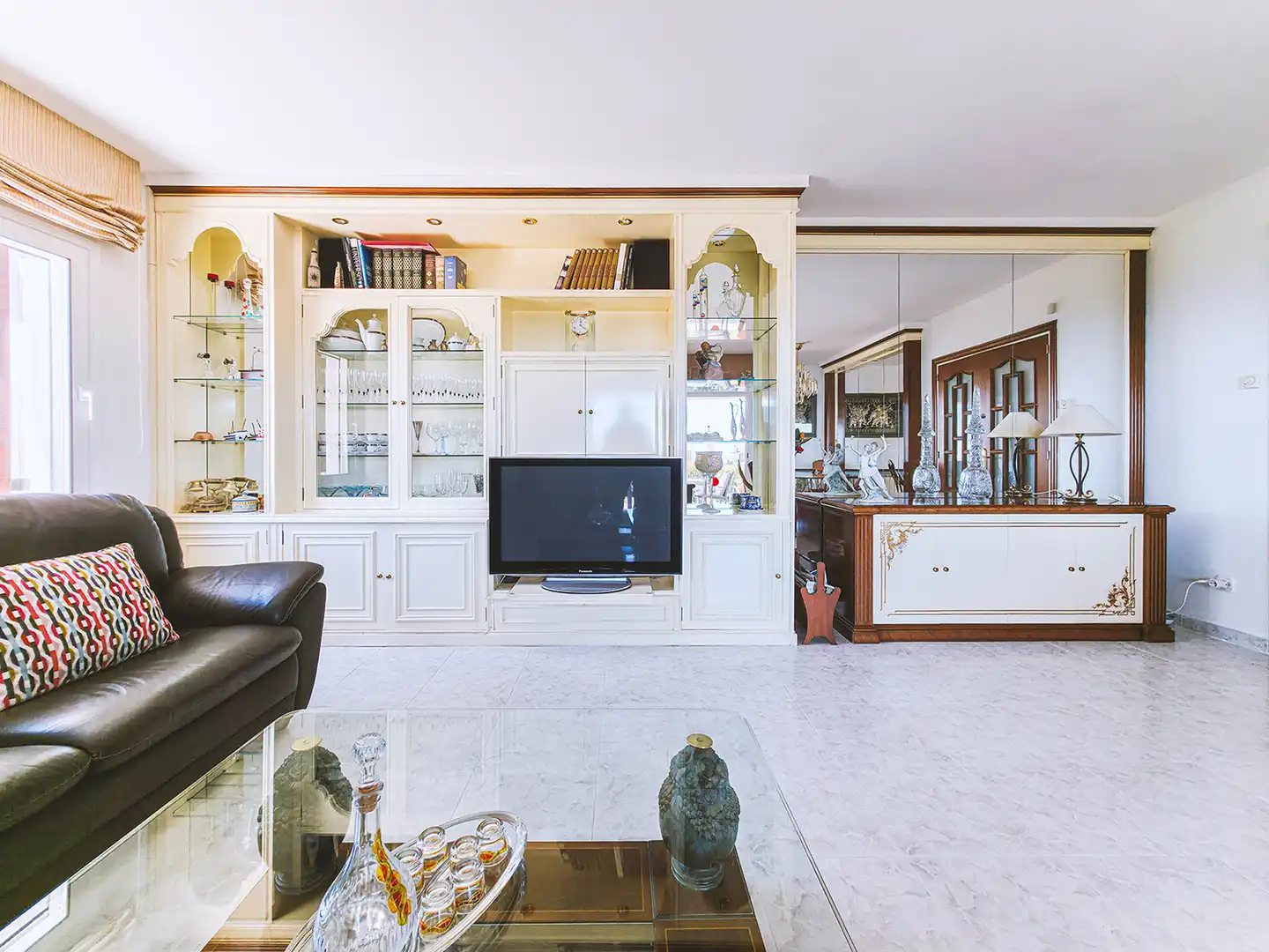 Wohnzimmer von Haus oder Chalet zum Verkauf in Sant Cebrià de Vallalta mit Heizung, Privatgarten und Terrasse