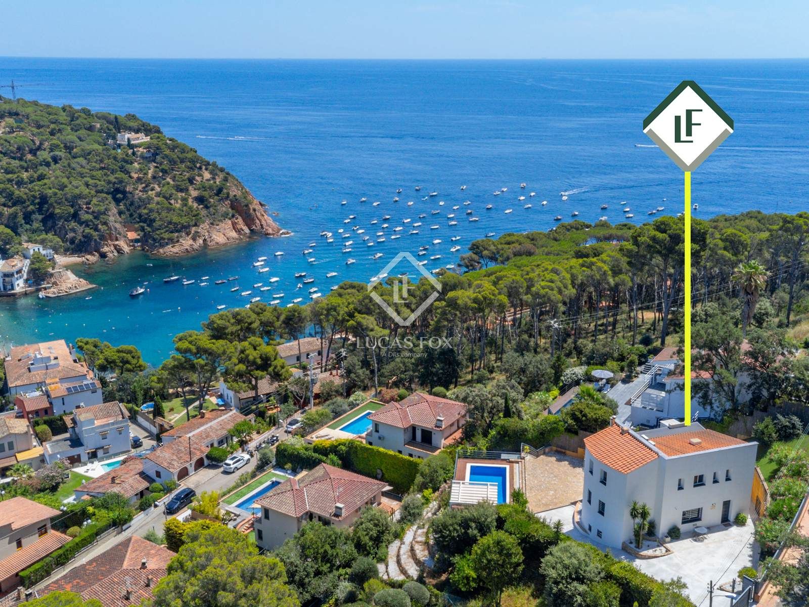 Exterior view of House or chalet for sale in Palafrugell  with Air Conditioner, Heating and Private garden