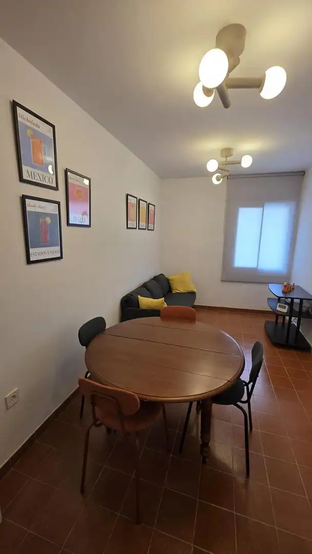 Sala de estar de Piso de alquiler en Terrassa con Calefacción, Amueblado y Balcón