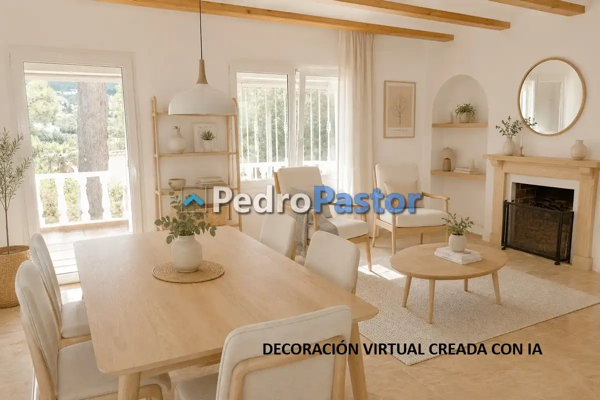Comedor de Casa o chalet en venta en Dénia con Aire acondicionado, Calefacción y Jardín privado