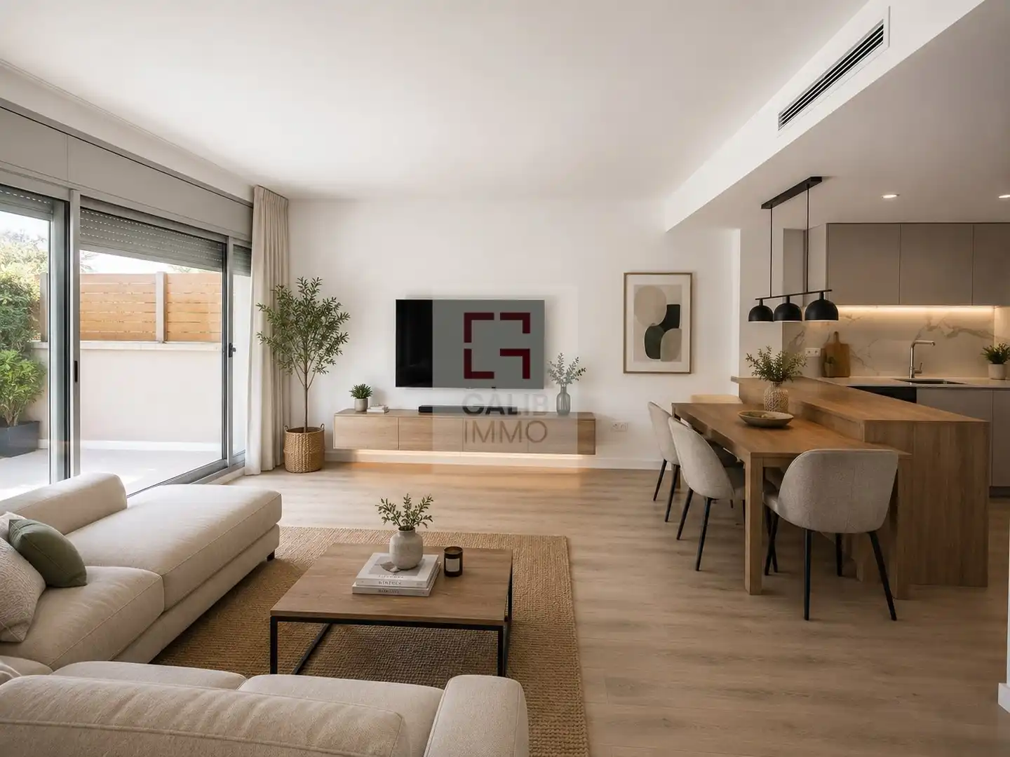 Sala d'estar de Planta baixa en venda en Figueres amb Aire condicionat, Terrassa i Traster