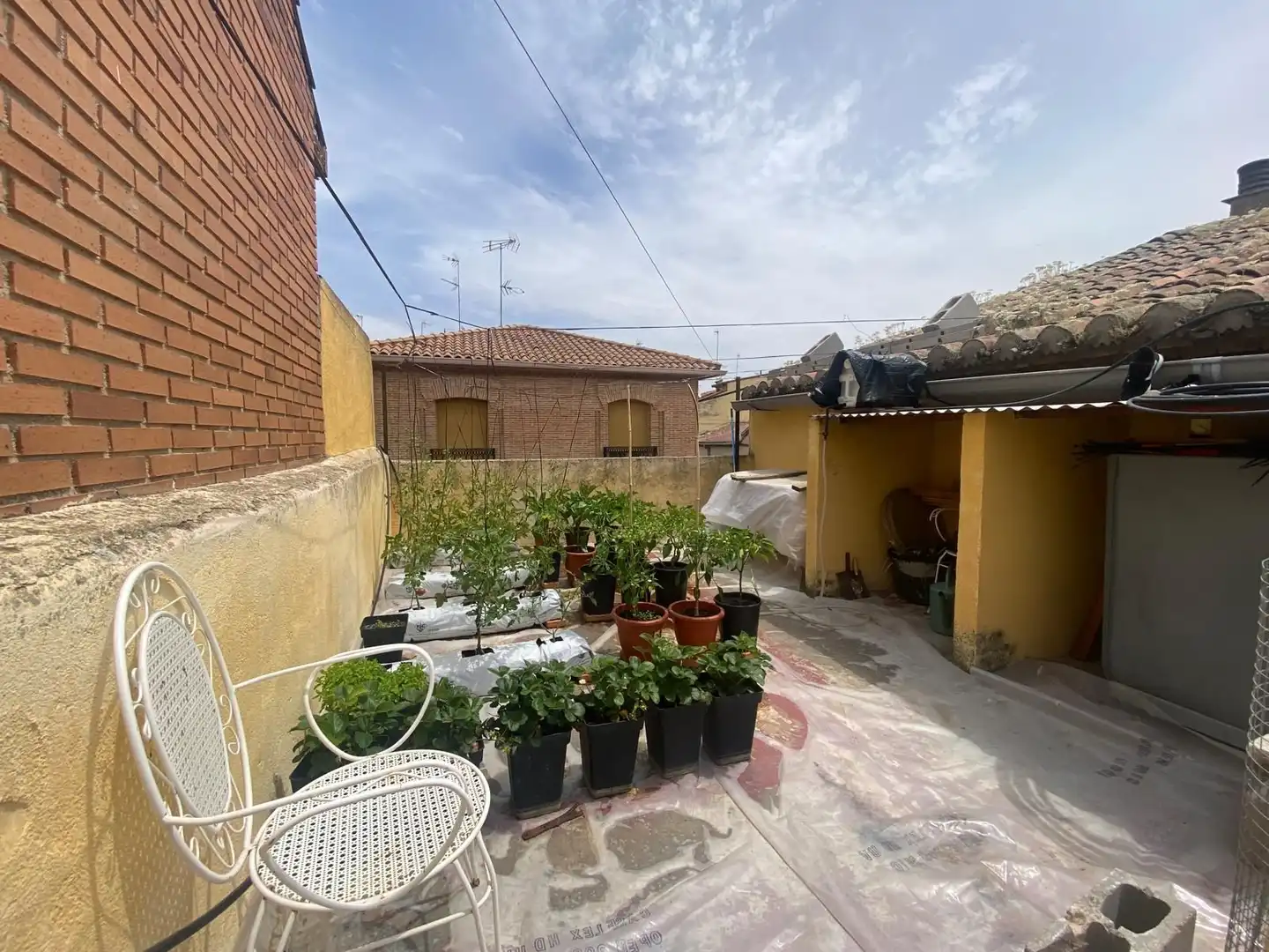 Terraza de Finca rústica en venta en Villa del Prado con Calefacción y Terraza