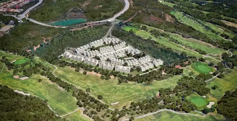 Vista exterior de Apartamento en venta en Sotogrande con Aire acondicionado, Parquet y Horno