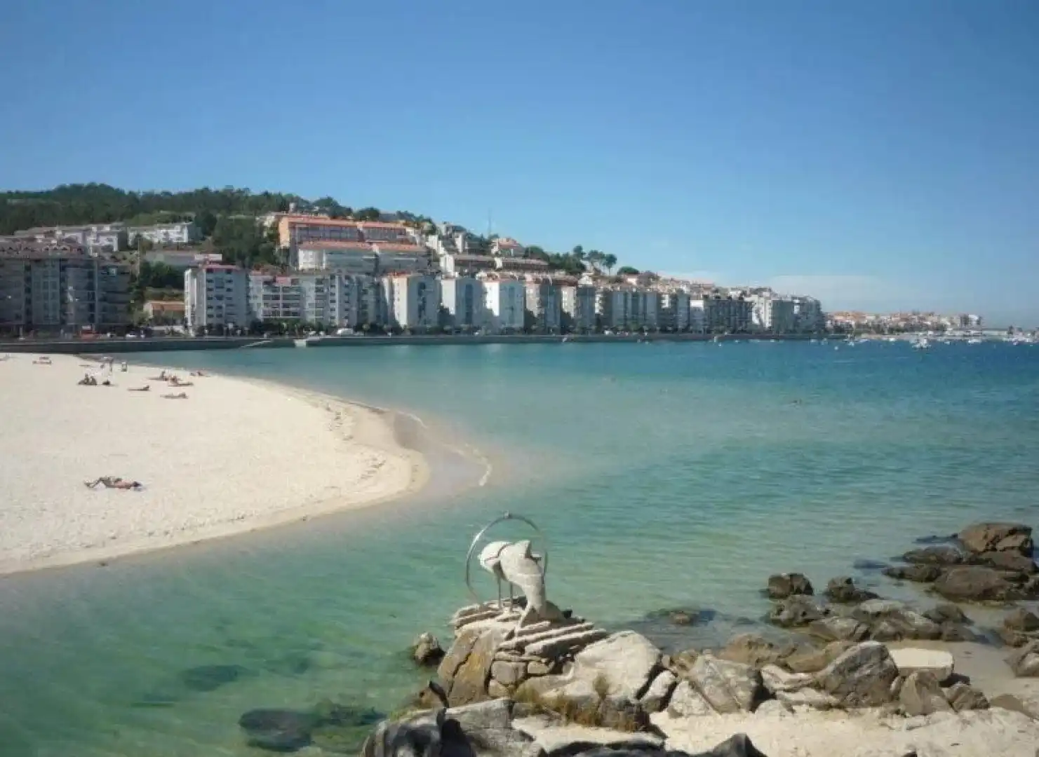 Vista exterior de Pis en venda en Baiona amb Terrassa