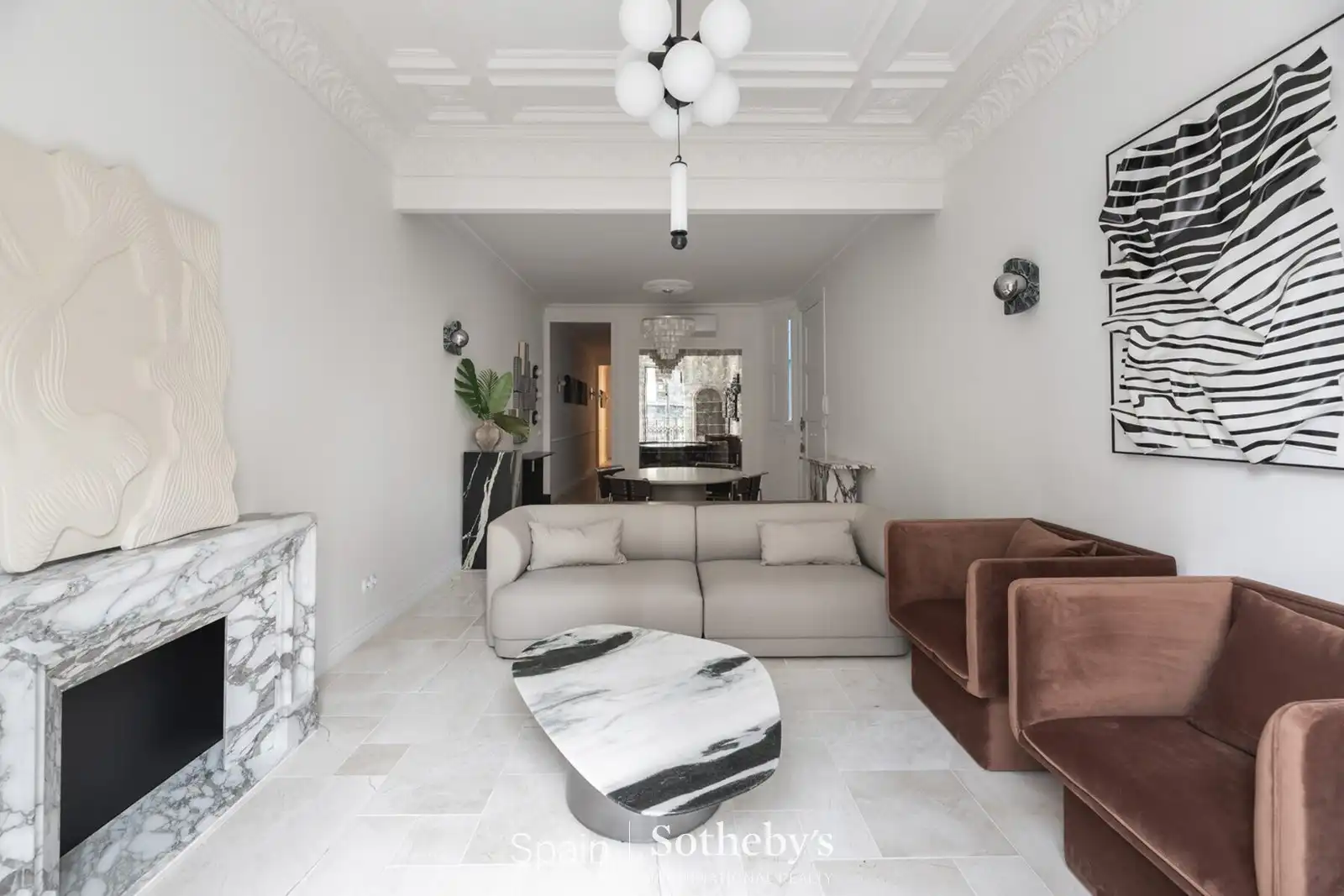 Sala d'estar de Apartament en venda en Barcelona amb Aire condicionat