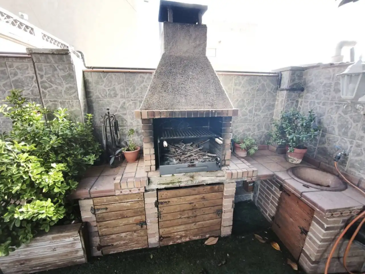 Jardín de Casa o chalet en venta en Santa Coloma de Gramenet con Aire acondicionado, Jardín privado y Parquet