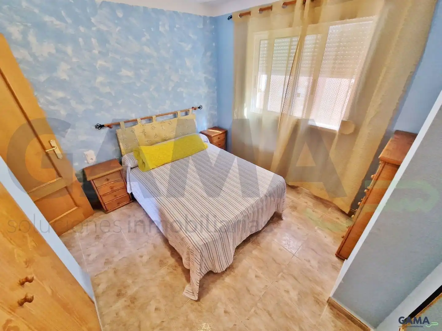 Schlafzimmer von Wohnung zur Miete in Tavernes de la Valldigna mit Terrasse, Schwimmbad und Möbliert