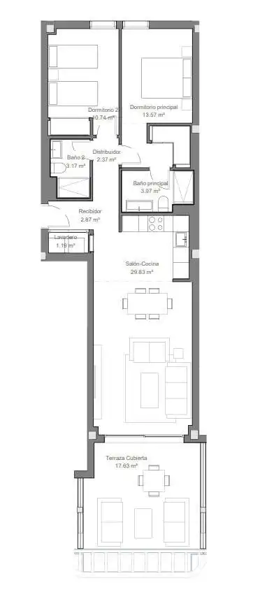 Apartament amb ascensor en venda a El Pinillo, imagen 14