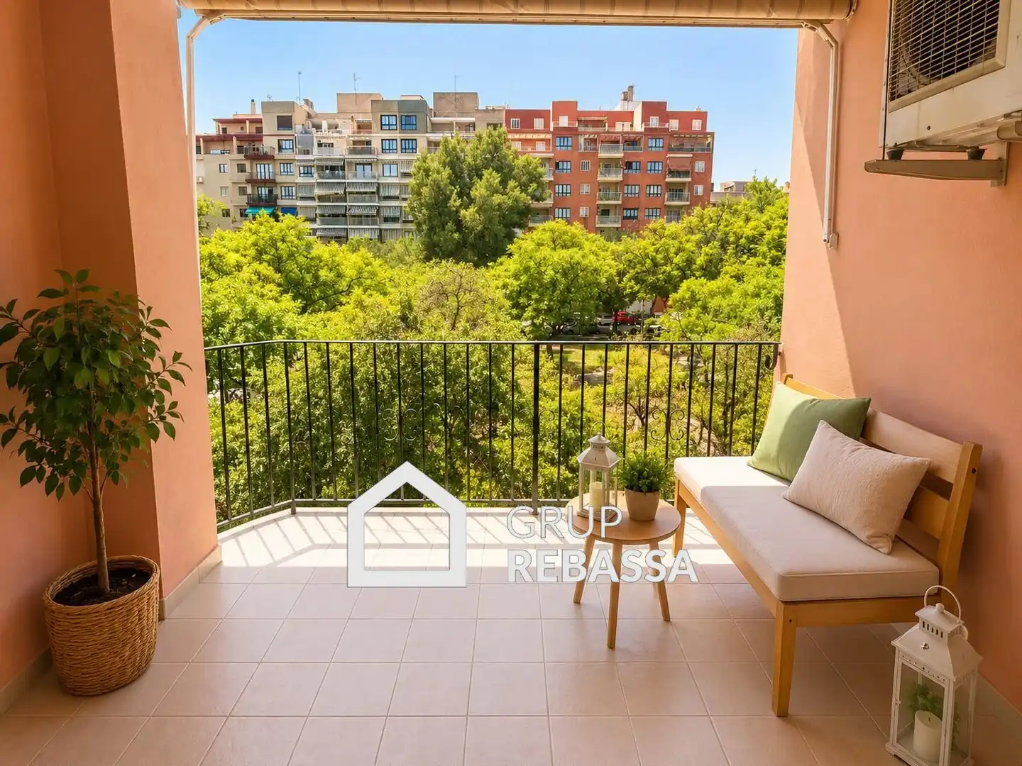 Terrasse von Wohnung zum Verkauf in  Palma de Mallorca mit Klimaanlage, Heizung und Terrasse