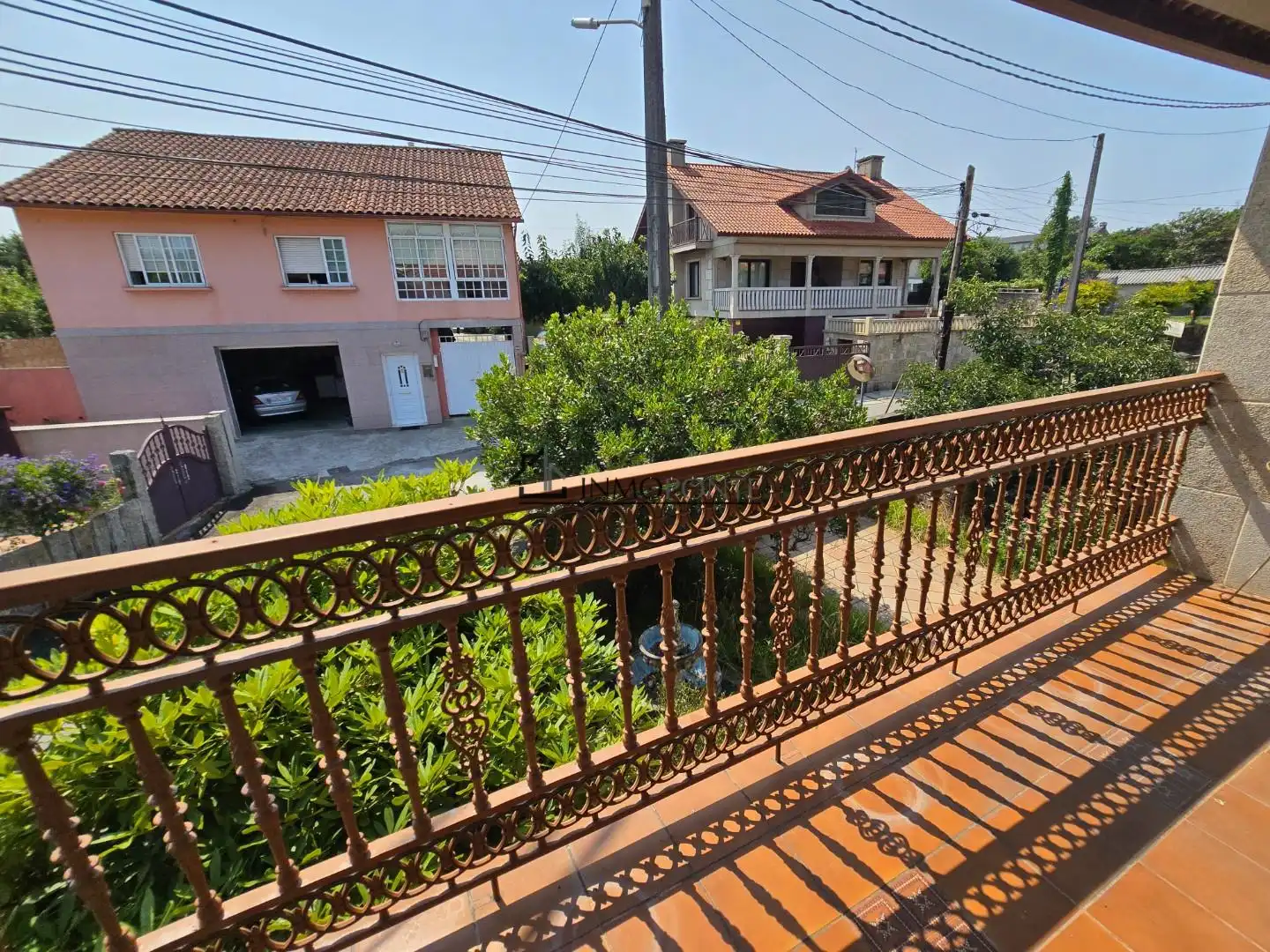 Terrassa de Casa o xalet en venda en Pontevedra Capital  amb Calefacció, Jardí privat i Terrassa