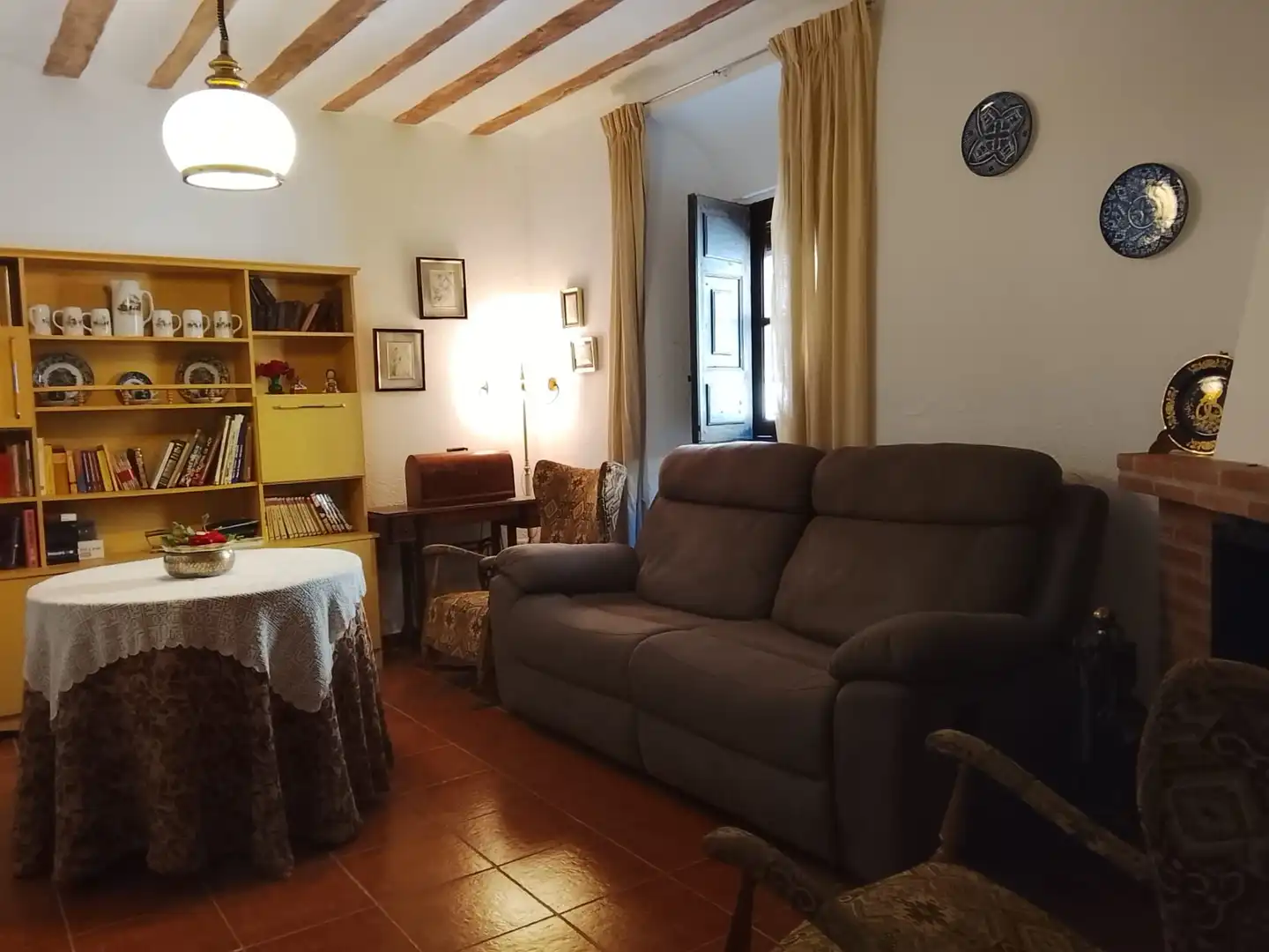 Living room of Houses for sale in Campillo de Altobuey  with Furnished