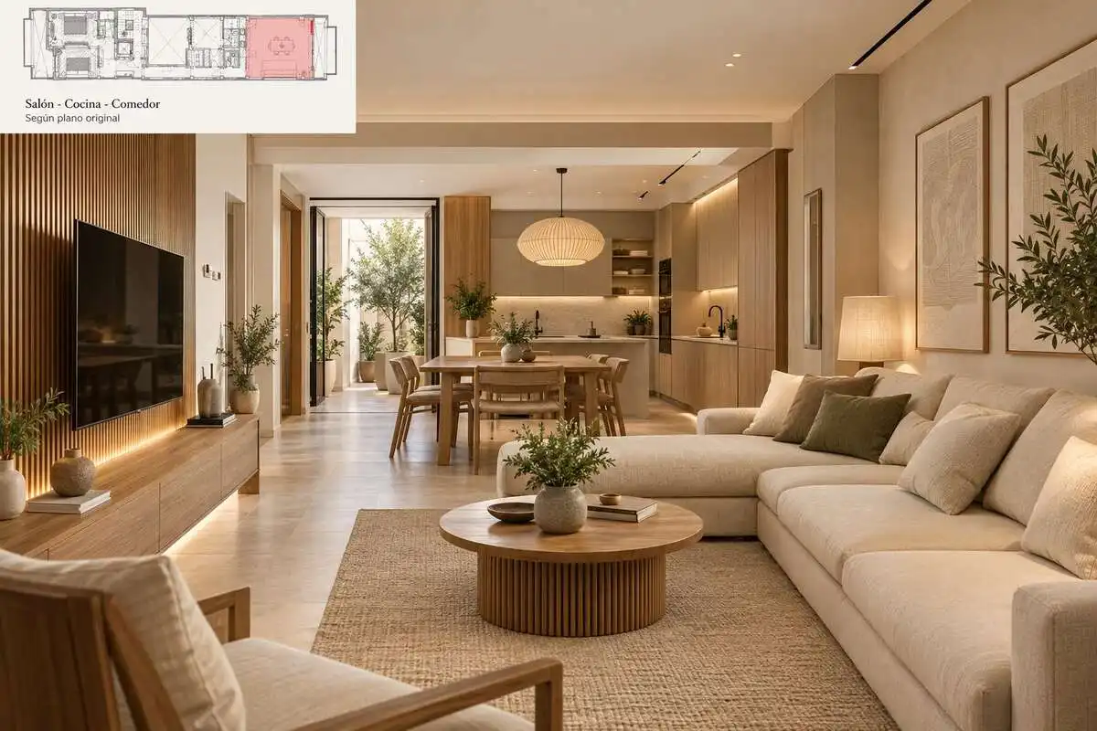 Living room of Flat for sale in Centro - La Vega Alta