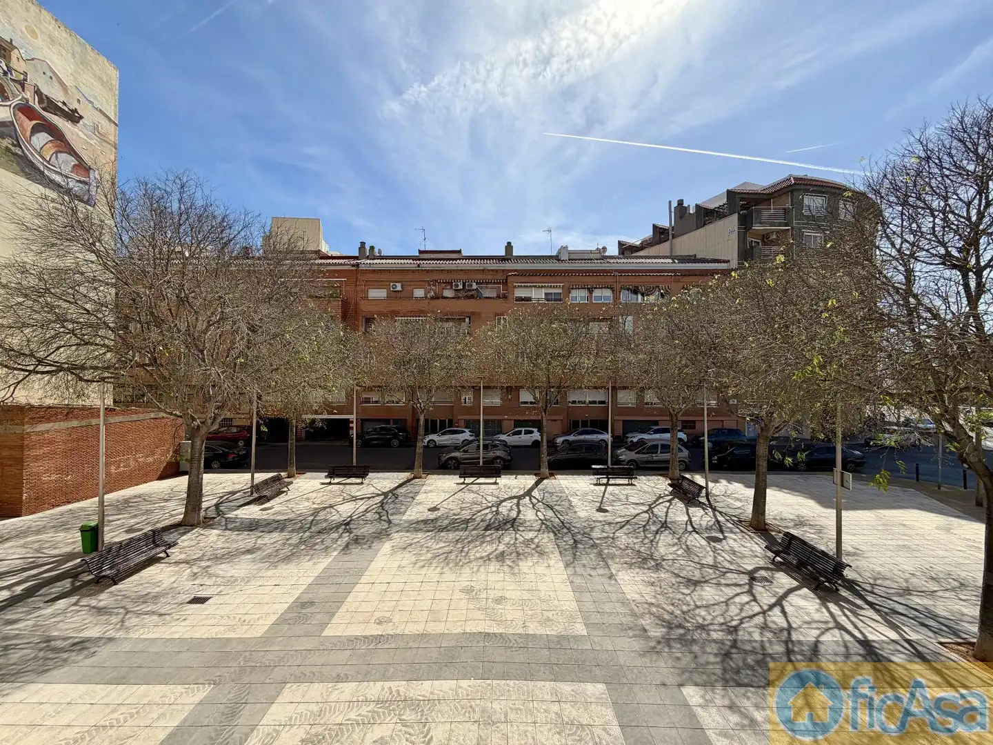 Exterior view of Flat for sale in Castellón de la Plana / Castelló de la Plana  with Air Conditioner, Parquet flooring and Balcony