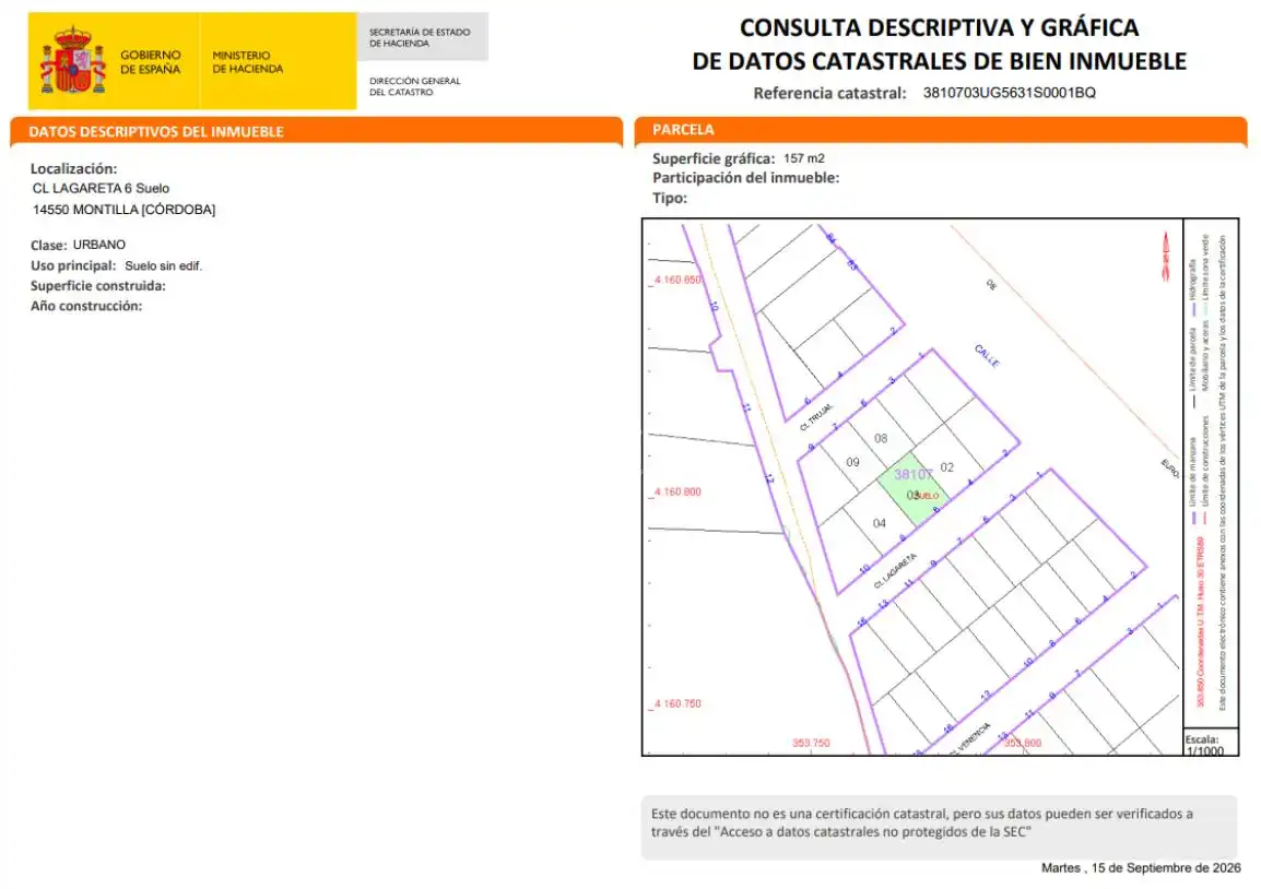 Terreny residencial en venda a Montilla, imagen 12