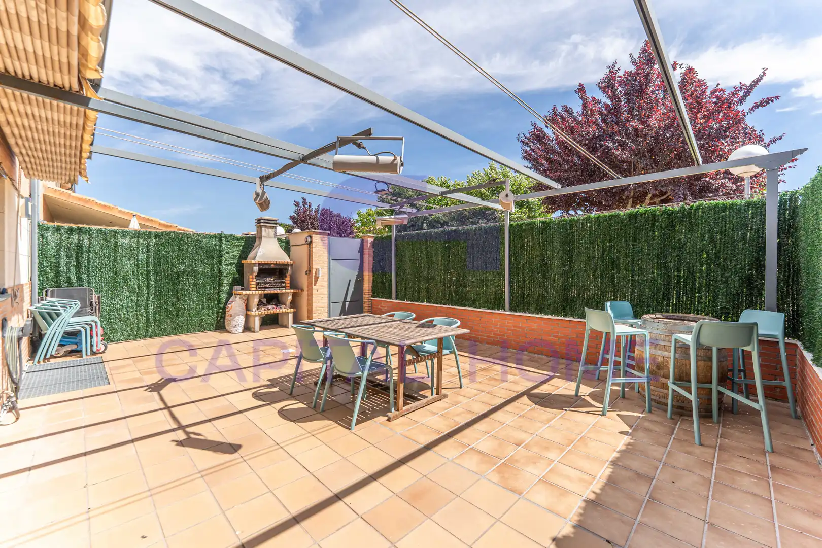 Terraza de Casa adosada en venta en Navalcarnero con Aire acondicionado, Calefacción y Jardín privado