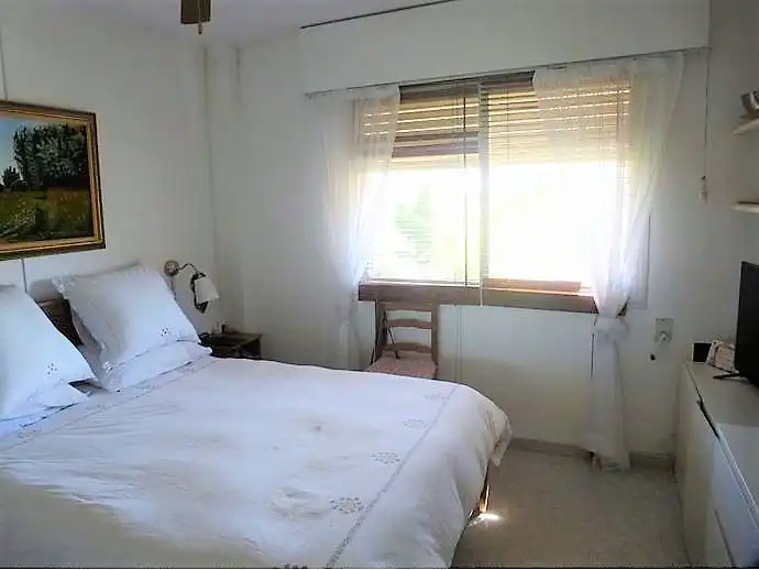 Schlafzimmer von Dachboden zur Miete in Sant Cugat del Vallès mit Klimaanlage, Heizung und Terrasse