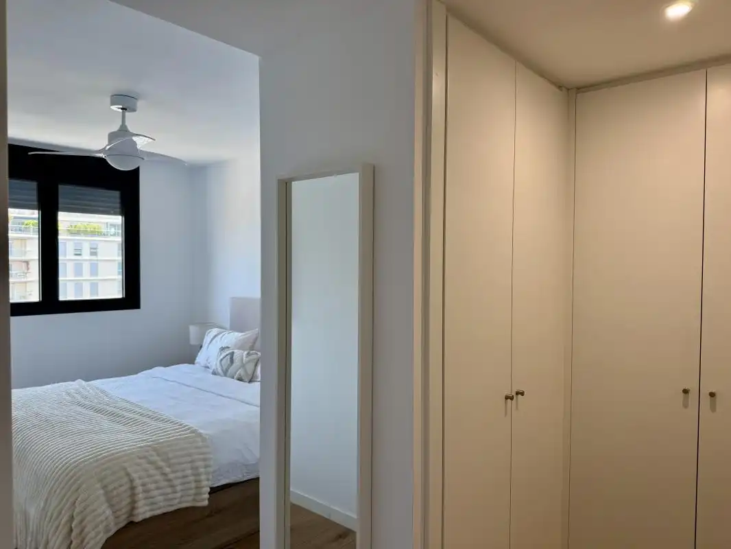 Bedroom of Duplexes for rent in Valencia  with Air Conditioner, Heating and Terrace