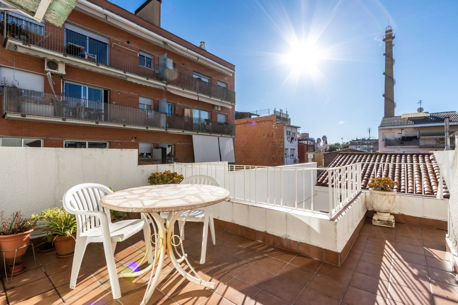 Terrace of Flat for sale in Terrassa  with Air Conditioner, Heating and Terrace
