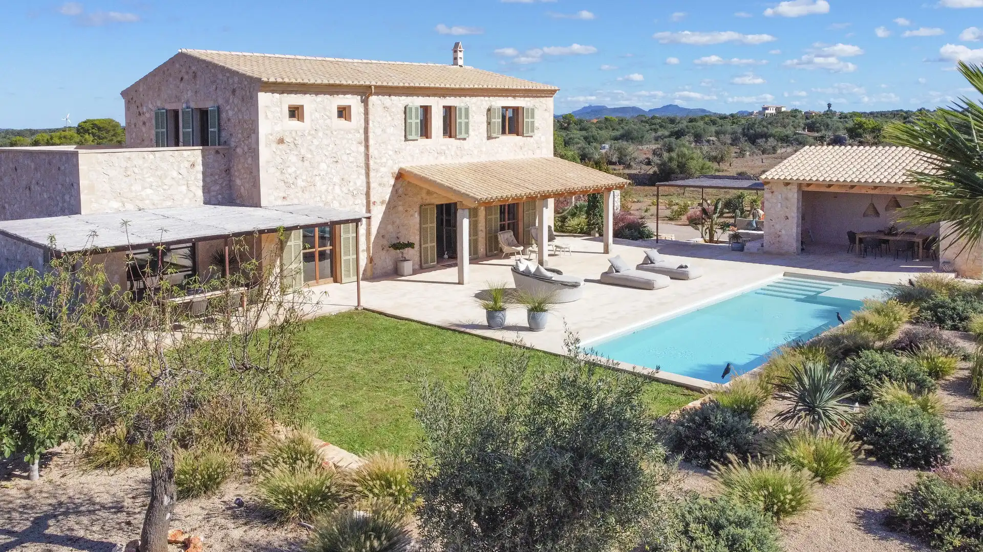 Exterior view of Country homes for sale in Ses Salines  with Air Conditioner, Heating and Terrace