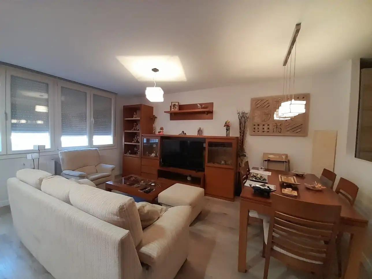 Sala de estar de Piso de alquiler en  Madrid Capital con Aire acondicionado, Calefacción y Parquet