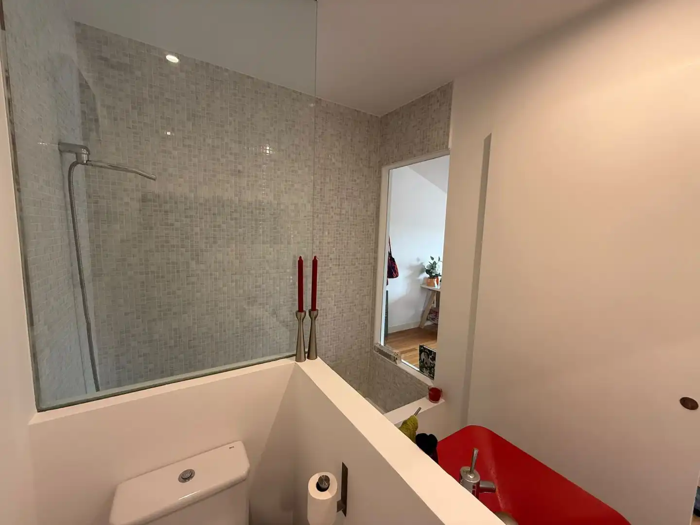 Bathroom of Attic for sale in Entrambasaguas  with Heating, Parquet flooring and Terrace