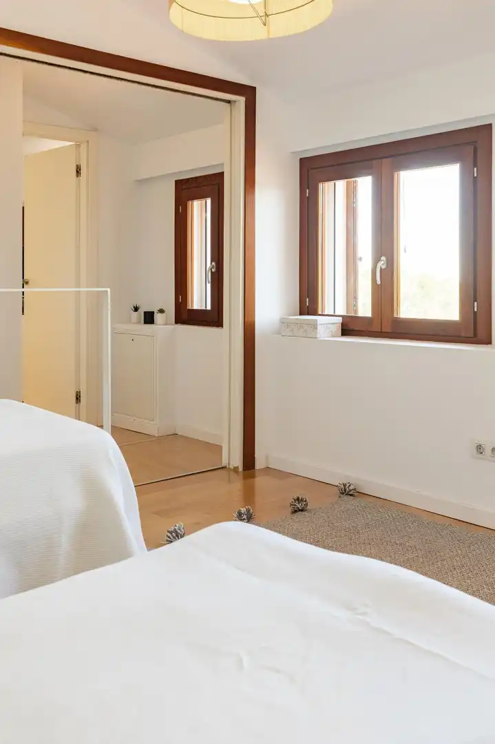Habitación de Casa adosada en venta en Enguera con Calefacción, Terraza y Trastero