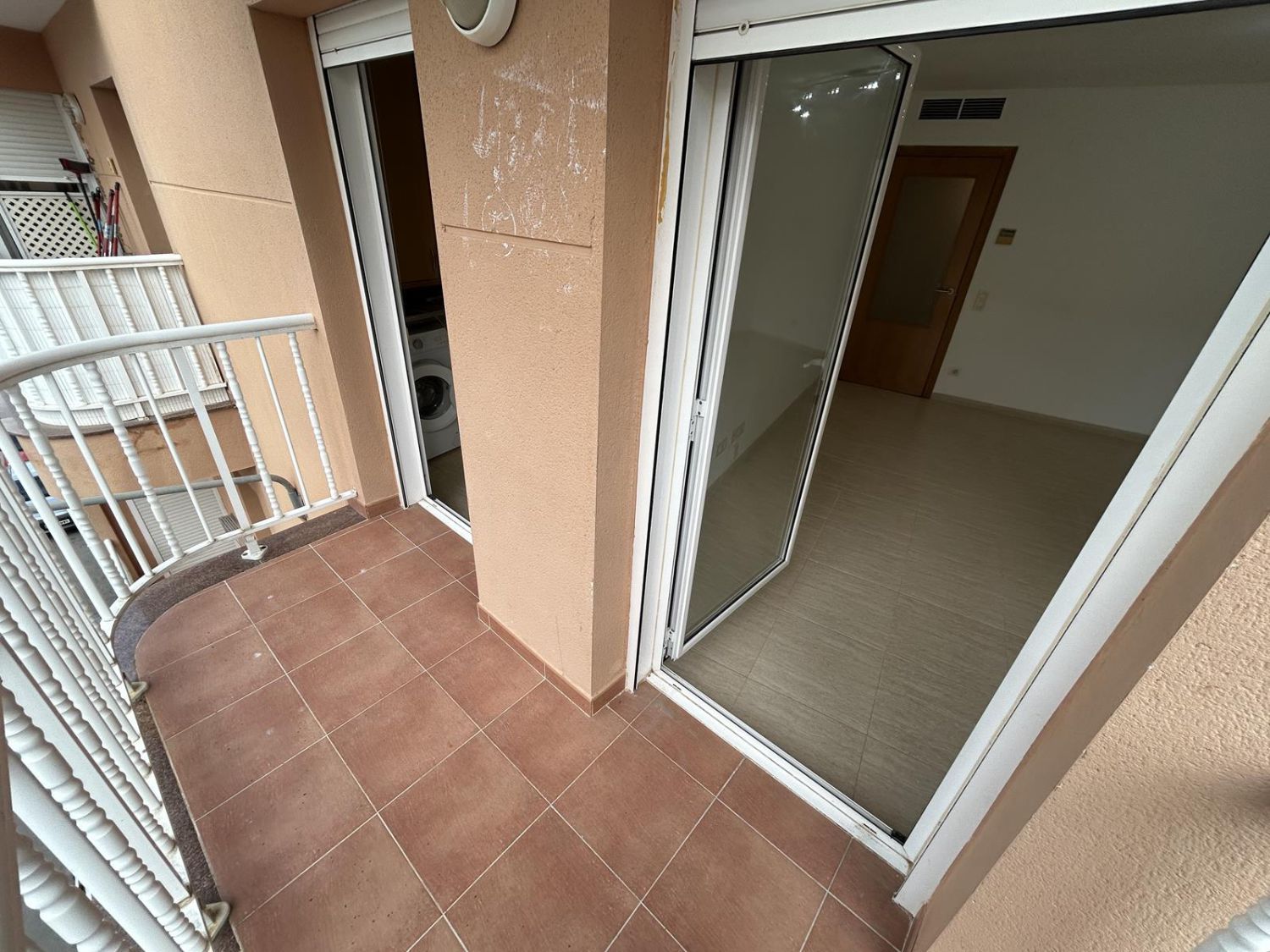 Balcony of Apartment for sale in Sant Carles de la Ràpita  with Air Conditioner, Heating and Storage room