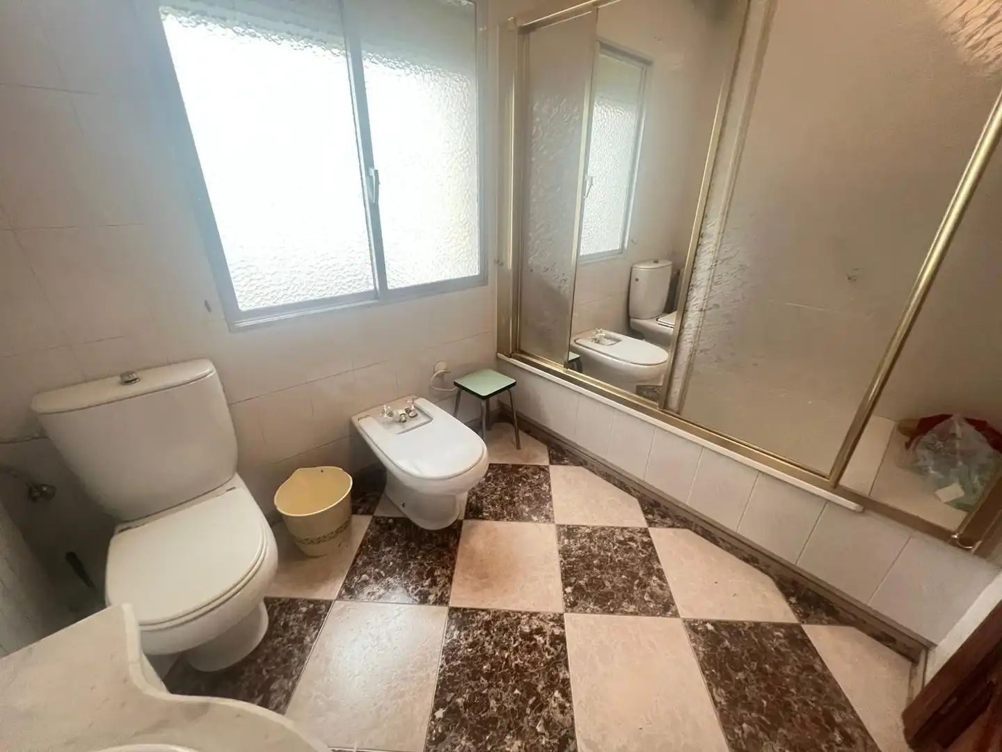 Bathroom of Flat for sale in Almadén  with Heating, Terrace and Furnished