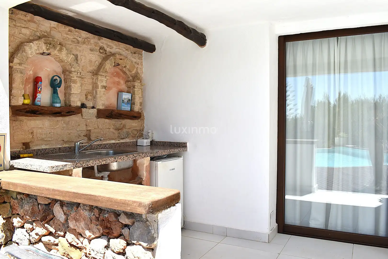 Cocina de Casa o chalet en venta en Sant Antoni de Portmany con Aire acondicionado, Terraza y Trastero
