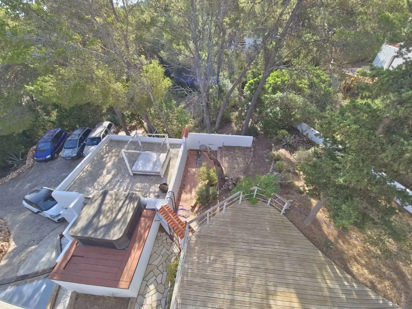 Terrassa de Casa o xalet en venda en Santa Eulària des Riu amb Aire condicionat, Calefacció i Jardí privat