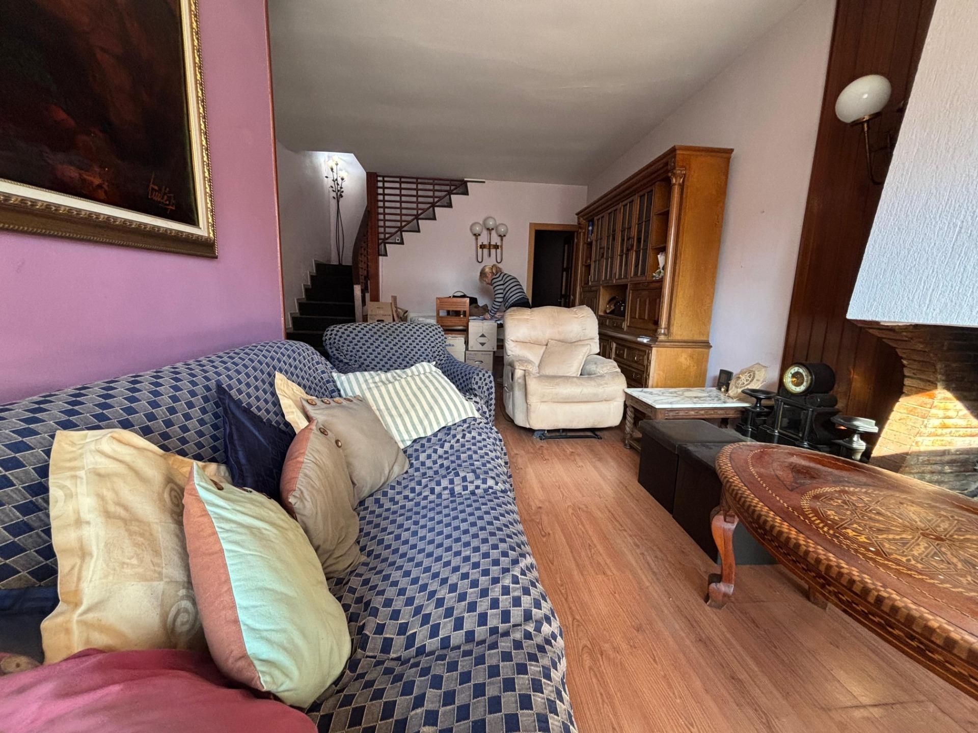 Sala d'estar de Casa o xalet en venda en Sabadell amb Terrassa i Traster