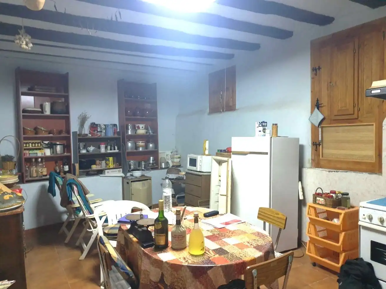 Cocina de Finca rústica en venta en Castejón de las Armas con Terraza, Trastero y Amueblado