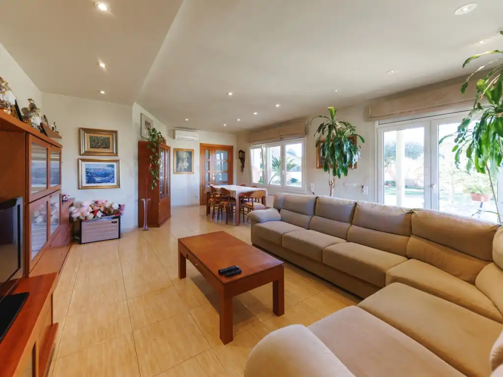 Sala de estar de Casa o chalet en venta en Santa Cristina d'Aro