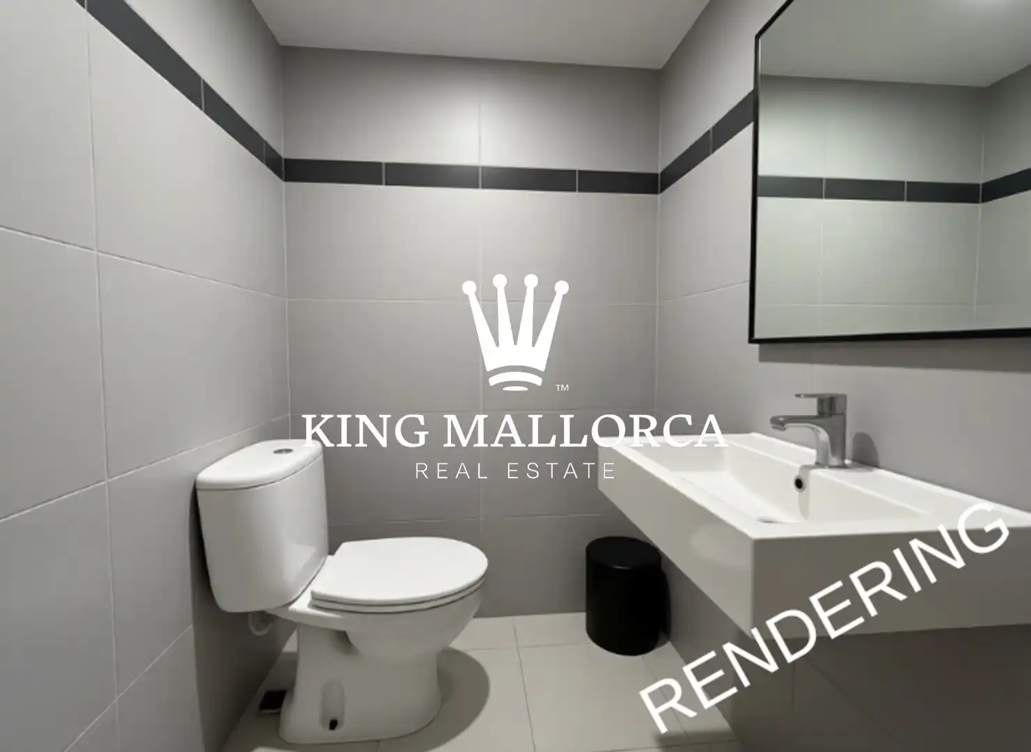Bany de Local en venda en  Palma de Mallorca amb Aire condicionat i Moblat