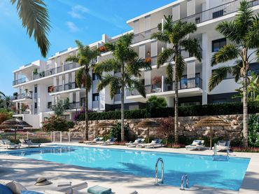Apartament amb balcó en venda a Estepona Pueblo
